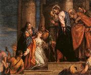  Paolo  Veronese Christ and the Woman with the Issue of Blood painting